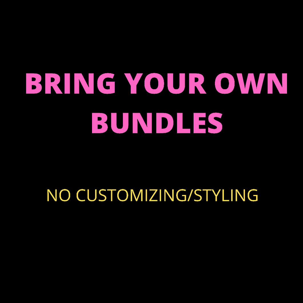 BYOB Wig Construction (NO CUSTOMIZING OR STYLING)